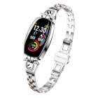 H8 Women Smart Watch Ip67 Waterproof Heart Rate <span style='color:#F7840C'>Monitor</span> Bluetooth Sport Fitness Bracelet Ladies Watches Silver