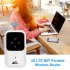 H80 3G 4G LTE Router Pocket 150Mbps WiFi Repeater Signal Amplifier Pocket Mobile Hotspot With SIM Card Slot For Outdoor Travelers White