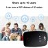H808 4G Router Pocket 150Mbps WiFi Repeater Signal Amplifier Pocket Mobile Hotspot With SIM Card Slot Built In Battery For Outdoor Travelers black