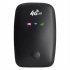 H808 4G Router Pocket 150Mbps WiFi Repeater Signal Amplifier Pocket Mobile Hotspot With SIM Card Slot Built In Battery For Outdoor Travelers black