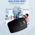 H808 4G Router Pocket 150Mbps WiFi Repeater Signal Amplifier Pocket Mobile Hotspot With SIM Card Slot Built In Battery For Outdoor Travelers black