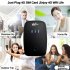 H808 4G Router Pocket 150Mbps WiFi Repeater Signal Amplifier Pocket Mobile Hotspot With SIM Card Slot Built In Battery For Outdoor Travelers black