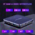 H96 Max V12 Set top Box android 12 0 Rk3318 5GWiFi Dual band Tv Player with RC Blue US Plug 4 32GB