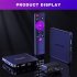 H96 Max V12 Set top Box android 12 0 Rk3318 5GWiFi Dual band Tv Player with RC Blue US Plug 4 64GB
