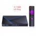 H96max V56 Smart Set top Box Gigabit android Quad Core 12 8k Bluetooth Media Player H96 V58 Tv Box Black EU Plug 8 64G
