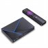 H96max V56 Smart Set top Box Gigabit android Quad Core 12 8k Bluetooth Media Player H96 V58 Tv Box Black EU Plug 8 64G
