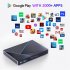 H96max V56 Smart Set top Box Gigabit android Quad Core 12 8k Bluetooth Media Player H96 V58 Tv Box Black US Plug 8 64G