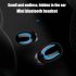HBQ Q32 Single Wireless Bluetooth 5 1 Headset USB Charging Hanging Ear Business Sports Earbuds With Microphone USB Single Ear
