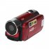 HD 1080P 16M 16X Digital Zoom Video Camcorder TPT LCD Camera DV Home Camera Red US plug