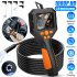 HD 1080P Led Handheld Borescope 2 8 inch Ips Screen 8mm Inspection Camera Industrial Endoscope for Auto Repair Black