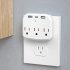 HD 1080P Wall Outlet Wifi Mini Camera Type C Usb Socket Base Night Vision Remote Monitoring Wireless Camcorder