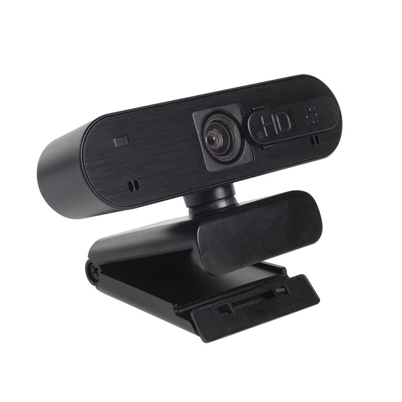 HD 1080P Webcam Built-in Microphone Auto Focus Web Camera with Lid black