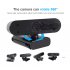 HD 1080P Webcam Built in Microphone Auto Focus Web Camera with Lid black