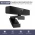 HD 1080P Webcam Built in Microphone USB Interface Web Camera black