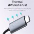 HD 1080p Type To Hdmi Adapter Cable Android Device To Tv Projector Display Grey