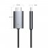 HD 1080p Type To Hdmi Adapter Cable Android Device To Tv Projector Display Grey
