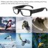 HD 1080p Video Camera Glasses USB Powered Potable Video Recorder Invisible Mini Camera Glasses Black