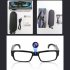 HD 1080p Video Camera Glasses USB Powered Potable Video Recorder Invisible Mini Camera Glasses Black
