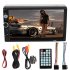 HD 7  Double 2Din Bluetooth Car Stereo Radio FM MP5 Player Touch Screen In Dash black
