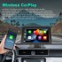 HD 7 inch Car Radio Multimedia Video Player Touch Screen Display for Carplay android Auto airplay Black