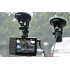 HD Blackbox car DVR set with a front and rear camera  a 3 5 Inch screen  PIP or single view of camera feed  and 32GB of memory
