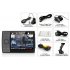 HD Blackbox car DVR set with a front and rear camera  a 3 5 Inch screen  PIP or single view of camera feed  and 32GB of memory