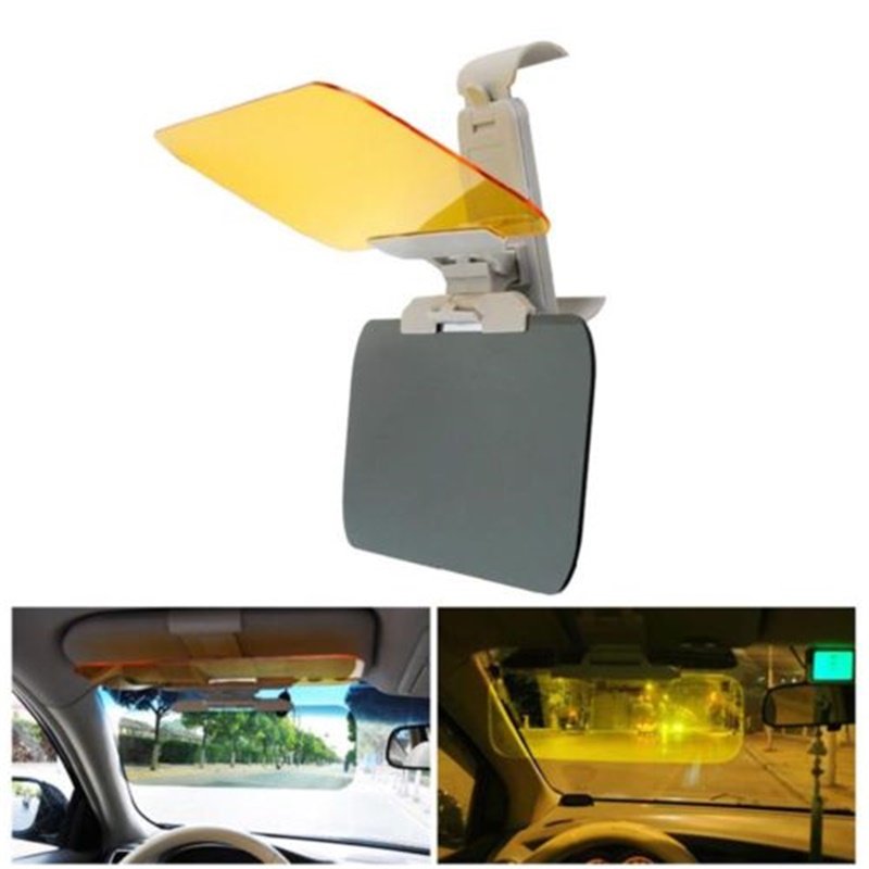 HD Car Anti-Glare & Dazzling Goggle Sunvisor Day Night Vision Driving Sun Visors Glasses As shown