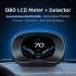 HD Car Hud Head Up Display Obd System Speedometer Speed Alarm Monitor Black