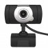 HD HD Webcam 12 Megapixels USB2 0 Webcam Camera with MIC Clip on for Computer PC Laptop black