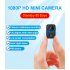 HD Mini Wireless Camera 1080p Security Pocket Cameras Motion Activated Small Nanny Cam For Cars Standby PIR Webcam gray