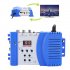 HD Modulator Pal Ntsc Format Driverless Multimedia Interface Av to Rf Converter 47 868mhz for TV Hdm69l Blue EU Plug