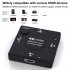 HD Multimedia Interface Switch Adapter HD 4K 60HZ 3 In 1 Out Splitter Switcher Portable Splitter Adapter For Computers Laptops Monitors Projectors Audio Video R