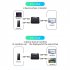 HD Multimedia Interface Switch 4K 60hz Splitter 1080P 3D HD Adapter ABS Bidirectional Switcher 2 In 1 Out 1 In 2 Out HD Hub black