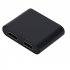 HD Multimedia Interface Switch 4K 60hz Splitter 1080P 3D HD Adapter ABS Bidirectional Switcher 2 In 1 Out 1 In 2 Out HD Hub black