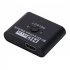 HD Multimedia Interface Switch 4K 60hz Splitter 1080P 3D HD Adapter ABS Bidirectional Switcher 2 In 1 Out 1 In 2 Out HD Hub black