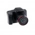 HD SLR Camera Telephoto Digital Camera Digital Fixed Lens 16X Zoom AV Interface black