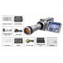 HD Video Camera with great telescope 8x optical zoom lens attachment   This unit records all your video in high definition format 