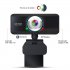 HD Webcam 1080P Built in Microphone 180 Degrees Adjustable Video Web Cam black