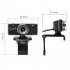 HD Webcam USB Camera USB2 0 Video Recording Web Camera With Microphone For PC Computer                     360 Degrees Rotatable black