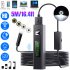HD Wireless Wifi Borescope Endoscope Industrial Pipeline Inspection Camera Compatible for iOS Android Black