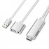 HD mirroring cable  Mobile phone connection mirroring TV synchronization  Plug and play