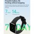 HD12 Smart Watches 1 75inch Screen Heart Rate Blood Oxygen Blood Pressure Sleeping Monitoring Payment Function Black