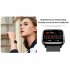 HD12 Smart Watches 1 75inch Screen Heart Rate Blood Oxygen Blood Pressure Sleeping Monitoring Payment Function Black
