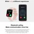 HD12 Smart Watches 1 75inch Screen Heart Rate Blood Oxygen Blood Pressure Sleeping Monitoring Payment Function Black