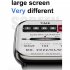 HD12 Smart Watches 1 75inch Screen Heart Rate Blood Oxygen Blood Pressure Sleeping Monitoring Payment Function Black