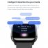 HD12 Smart Watches 1 75inch Screen Heart Rate Blood Oxygen Blood Pressure Sleeping Monitoring Payment Function Black