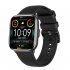 HD12 Smart Watches 1 75inch Screen Heart Rate Blood Oxygen Blood Pressure Sleeping Monitoring Payment Function Black