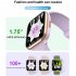 HD12 Smart Watches 1 75inch Screen Heart Rate Blood Oxygen Blood Pressure Sleeping Monitoring Payment Function Black