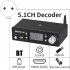 HD920BPRO Audio HD Sound Decoder Converter 5 1CH Audio Adapter U Disk Optical Coaxial Decoder for Projectors EU Plug