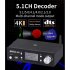 HD920BPRO Audio HD Sound Decoder Converter 5 1CH Audio Adapter U Disk Optical Coaxial Decoder for Projectors EU Plug